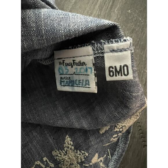 The Fancy Feather Hand Embroidered Dress - Picture 3 of 3